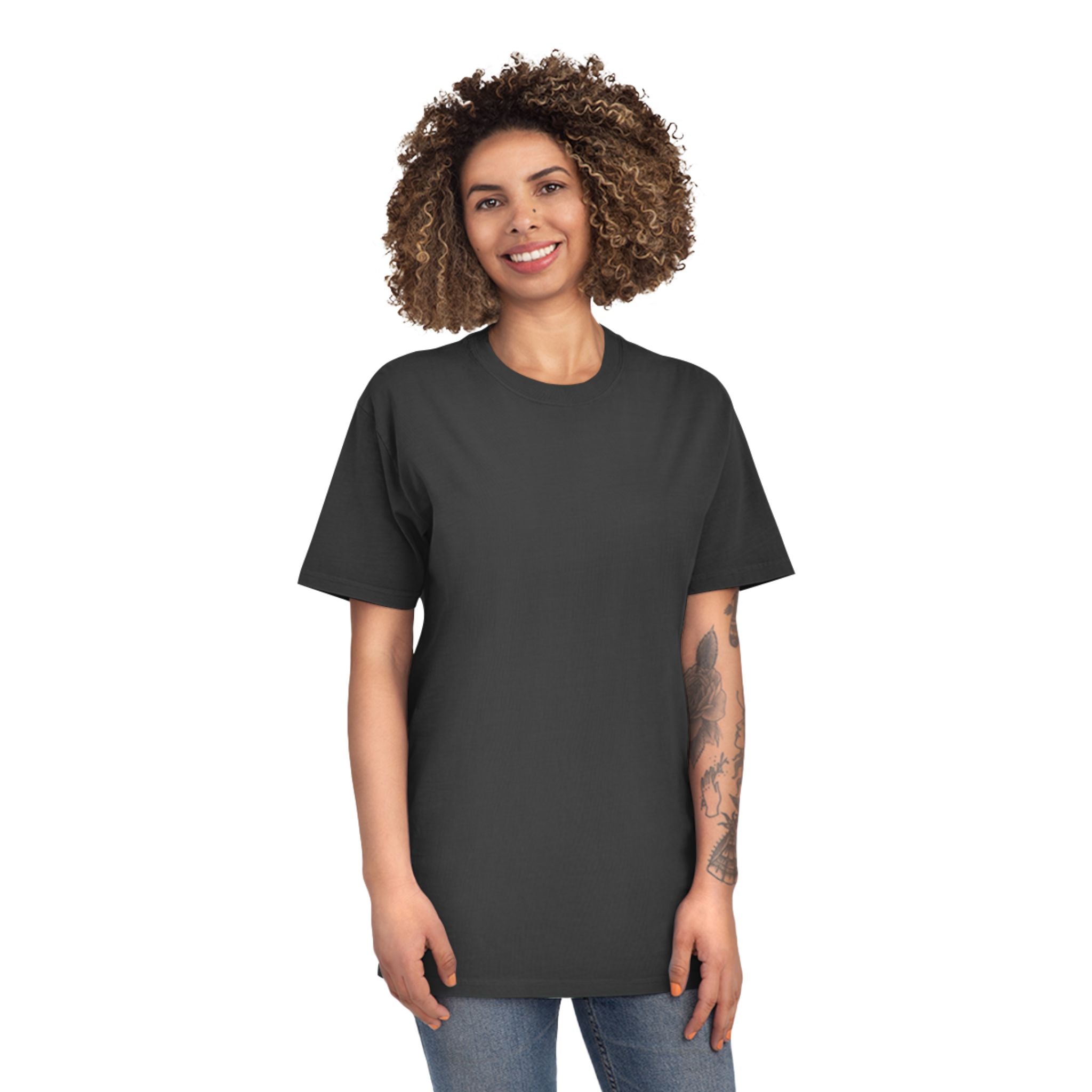 Abstract Smiles Faded Tee