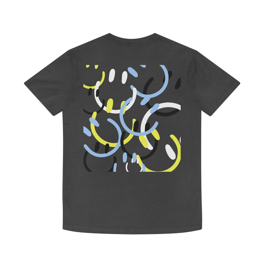 Abstract Smiles Faded Tee