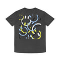 Abstract Smiles Faded Tee